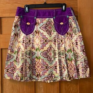 Custo Barcelona Pleated Mini Skirt - Size 40